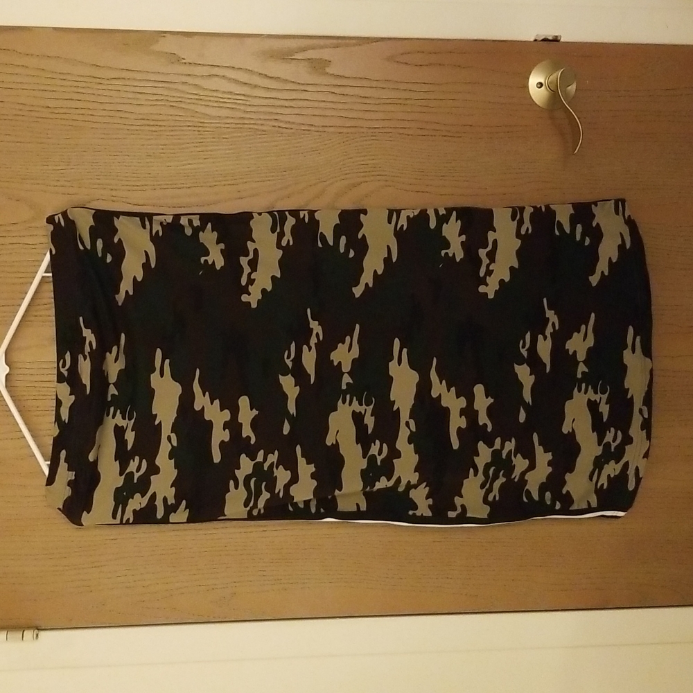 Camo tube top dress